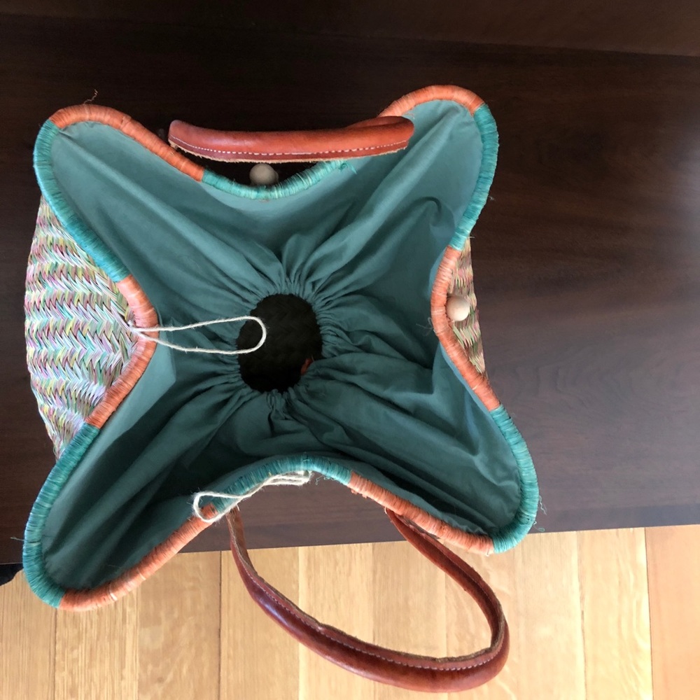 Raffia pool/beach tote - Picture 3 of 4